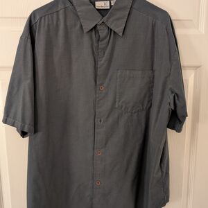 Hurley Charcoal Casual Button Down Shirt